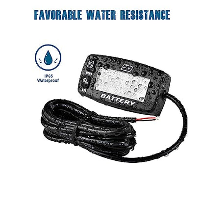 Runleader RL-BI008A Digital Battery Level Meter Voltage Gauge