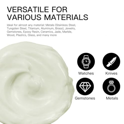 Diamond Paste Polishing Compound, 2,000 Grit, 40 G, Light Scratch Removal - size: 2,000Grit, style: 1.41 oz (40g)