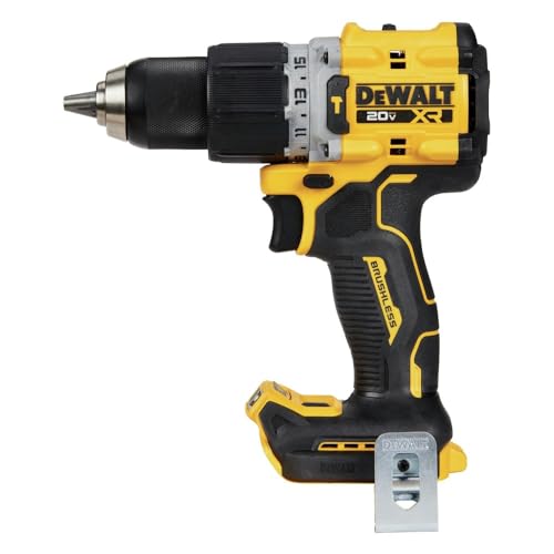 DEWALT 20V MAX Hammer Drill, 1/2", Cordless and Brushless, Compact with 2-Speed Setting, Bare Tool Only (DCD805B), Special Feature Variable Speed - style: 20V MAX