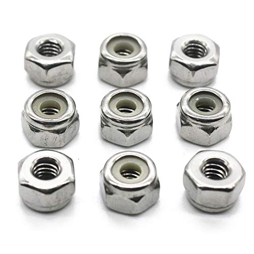 Fullerkreg 6-32 Nylon Insert Hex Lock Nut - size: 6-32 (100 Pack)