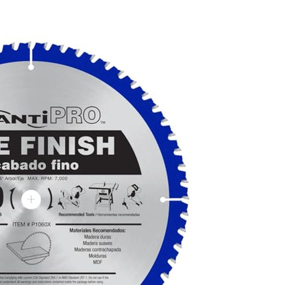 AvantiPro Fine Finish Saw Blades - 10", 60-Tooth