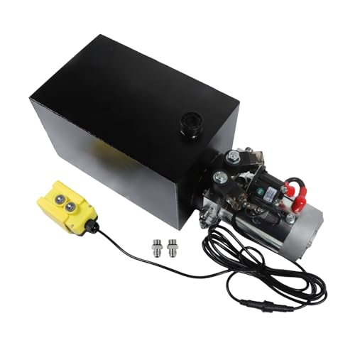 15 Quart Hydraulic Power Unit Electric Hydraulic Pump 12V DC Double Acting - size: 15 Quart