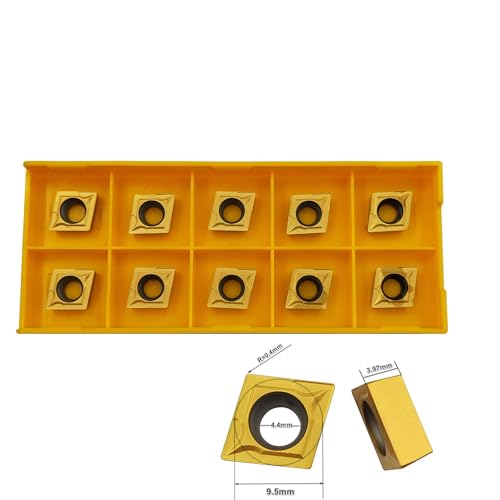 1/2 Inch Turning Chisel 12 mm SCLCR1212H09 + SCLCL1212H09 + SCMCN1212H09 Turning Chisel CNC Lathe Excircle Lathe Tool Holder Set and 10 Pieces CCMT09T304 / CCMT32.51 Indexable Carbide Lathe Turning