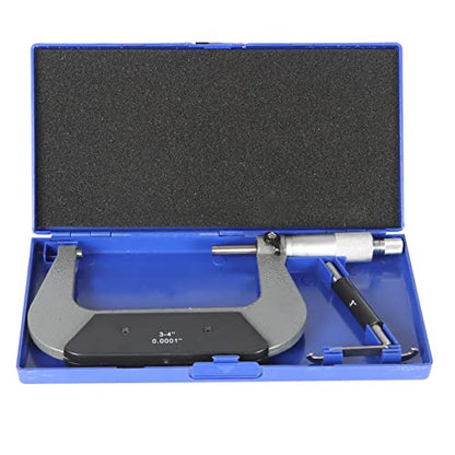 kimllier 3-4 Inch Accuracy Outside Diameter Micrometer Accuracy 0.0001 Inch