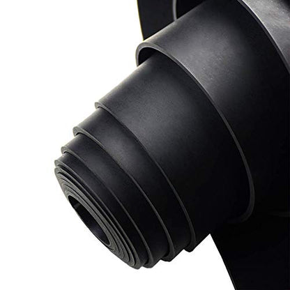 DOBTIM Solid Rubber Strips Neoprene Rubber Weather Stripping for Garage Door Seals Under Bottom,Top, Sides, Not Include Sealant/Adhesive (W:3 in x T: 1/8 in x L: 25 Ft) - size: 3" X 25', style: .125" thick(No Adhesive）