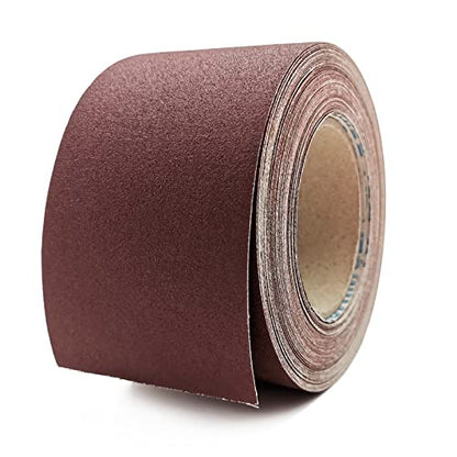 240 Grit Sandpaper Roll, 3 Inch x 49 Feet Emery Cloth Roll Aluminum Oxide Abrasive Paper Roll Continuous Sandpaper for Metalworking, Woodworker, Furniture Repair, Sanding Automotive Plumbing - size: 240 Grit