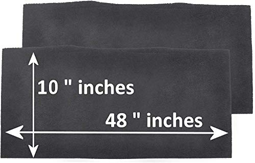 Breathe Naturally Universal 10x48 Cut-to-Fit Activated Carbon Filter (4 Pack) Charcoal Air Filter Sheet for Air Purifiers - size: 4 Pack, style: 10x48