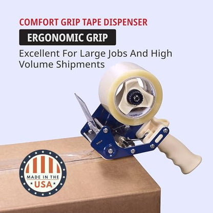 Tape Logic 2 Inch Packing Tape Dispenser Gun for Shipping Tape, Packaging Tape, Moving Tape, Box Tape, Carton Sealing, Mailing, Order Fulfillment, Warehouse, Office & Home Packing Supplies - size: 2" Tape Dispenser