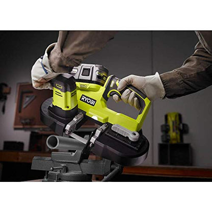 RYOBI ONEAND 18V Cordless 2-1/2 in. Compact Band Saw Tool ONLY P590