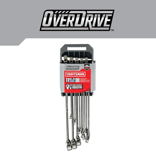 CRAFTSMAN OVERDRIVE 11-Piece Metric Wrench Set (CMMT87811) - style: 11-Piece Metric