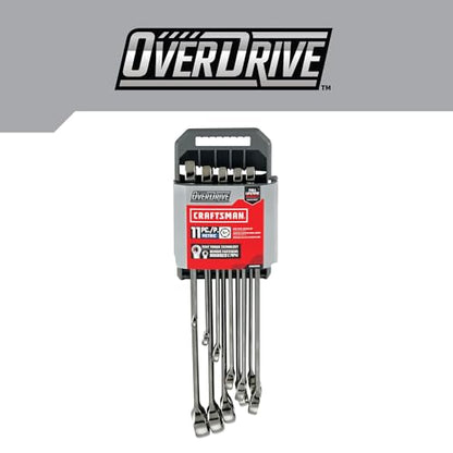 CRAFTSMAN OVERDRIVE 11-Piece Metric Wrench Set (CMMT87811) - style: 11-Piece Metric