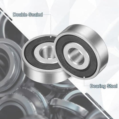 uxcell 4Pcs 103210-2RS Non-Standard Ball Bearings 10mm ID x32mm OD x10mm T - size: 103210-2RS