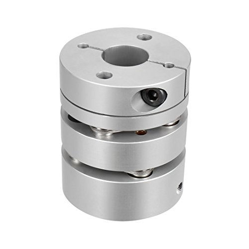 uxcell 14mmx14mm Clamp Tight Motor Shaft 2 Diaphragm Coupling Coupler - size: 14-14mm