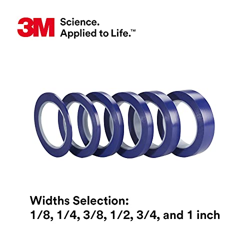 3M Vinyl Tape 471+, Indigo, 3/4 in x 36 yd, 5.3 mil, 1 Roll - size: 3/4 in x 36 yd