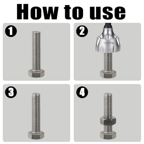 1/8" to 3/4" Deburring External Chamfer Tool with Carbide Blades - size: 1/8" to 3/4"