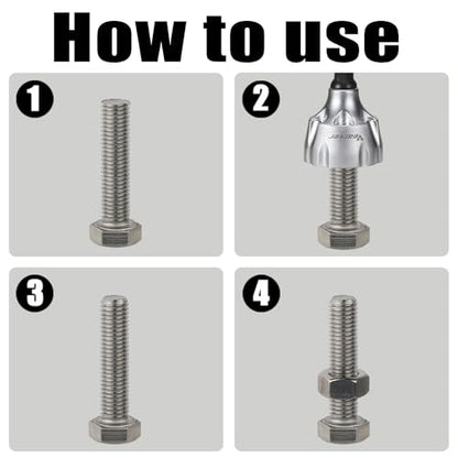 1/8" to 3/4" Deburring External Chamfer Tool with Carbide Blades - size: 1/8" to 3/4"