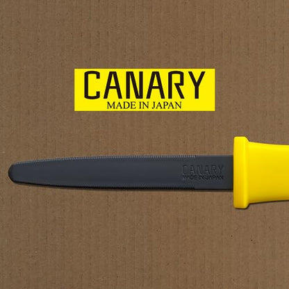 CANARY Cardboard Cutter with Non-Stick Coated Blade - 7.5" Box Cutter Utility Knife for Breaking Down Boxes & Opening Packages - Made in Japan, Yellow (Bulk 5-Pack) - size: 5 PCS