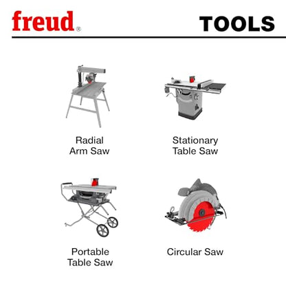 Freud LU83R008: 8" Thin Kerf Combination Blade - style: 8-Inch 40 Tooth ATB Thin Kerf Combination Saw Blade with 5/8-Inch Arbor and PermaShield Coating