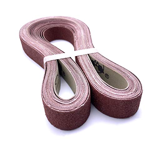 1-Inch x 42-Inch Sanding Belt 80 Grit, 24 Pack - color: 80 Grit, size: 1x42in