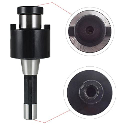 R8 Shank Shell Mill Arbor Adapter, 1-1/2 Inch Milling Machine Arbor Replacement for Bridgeport Machine