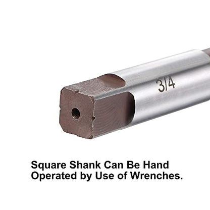 uxcell 3/4" Hand Reamer H8 Accuracy Alloy Tool Steel 8 Flutes Straight Shank Milling Cutter Tool - size: 3/4"