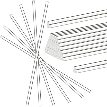 Zopeal 30 Pcs 12" Clear Acrylic Dowel Rod for Craft,0.12'' /3mm Diameter - size: 0.12 Inch (3 mm) Diameter