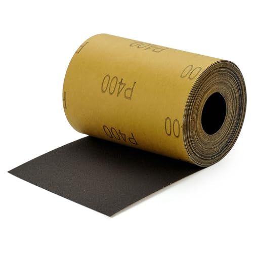 MAXMAN 400 Grit Sandpaper Roll,Silicon Carbide,Longboard Sandpaper for Wood - style: 400 Grit