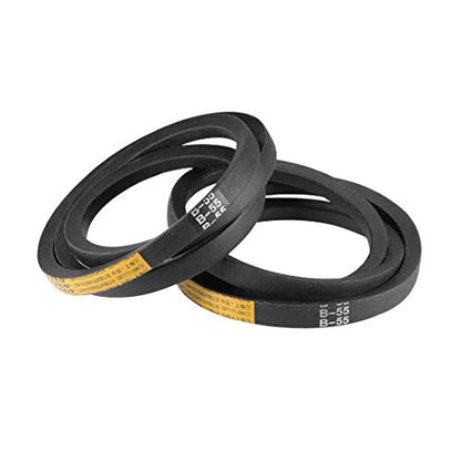 uxcell B55 V-Belts 55" Pitch Length, B-Section Rubber Drive Belt 2pcs - size: 55"