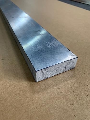 Generic 3/4"" x 3"" Aluminum Flat Bar x 5"" Length, Solid Stock, Machining, 6061-T6511 Aluminum, Silver