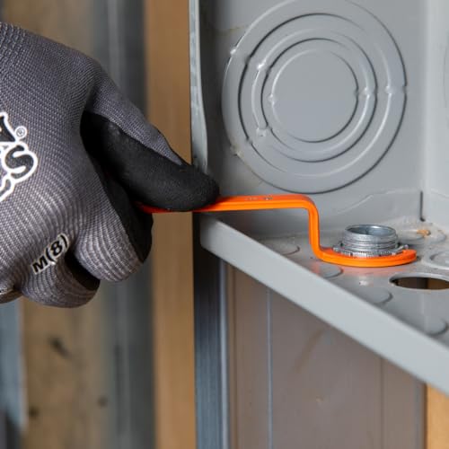 KLEIN TOOLS 50900R Conduit Locknut Wrench Set, Offset Bends, 3-Piece - style: Offset