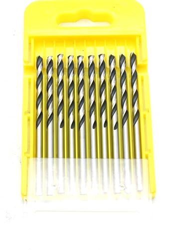 TMAX 10p 1/8" Imperial M35 Cobalt Jobber Twist Drill Bit on Stainless Steel - size: 1/8 inch