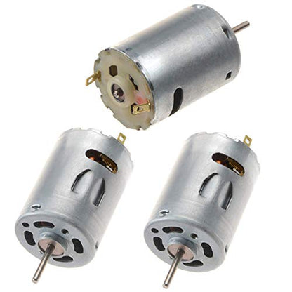 12V DC 6000RPM Mini Electric Motor Torque Magnetic for DIY Toys Cars 3Pcs - size: 6000 rpm DC 12 V 3 pcs