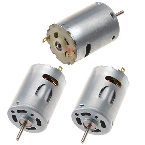 12V DC 6000RPM Mini Electric Motor Torque Magnetic for DIY Toys Cars 3Pcs - size: 6000 rpm DC 12 V 3 pcs