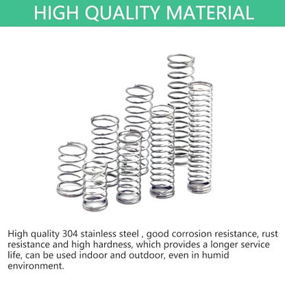 450Pcs 24 Different Sizes Compression Springs Assortment Kit,Mini Spring