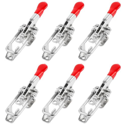 6 Pcs Heavy Duty Toggle Latch Clamp Locking for Door, Lid, Trailer