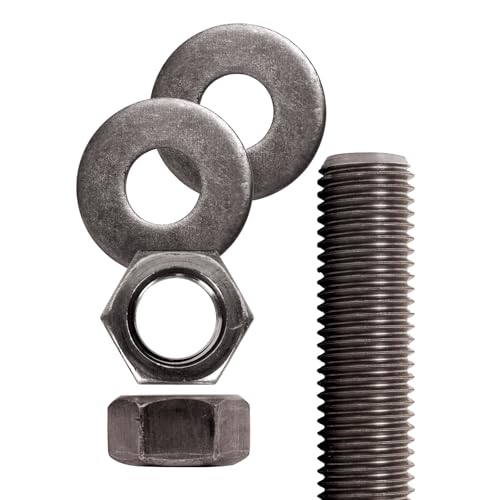 Conquest A307 Unfinished Threaded Rod 1-1/2"-6 x 36, - size: 1-1/2"-6 x 3'