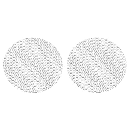 PATIKIL 2" Dia 304 Stainless Steel Perforated Sheet 0.06" Hole 2 Pcs - size: 2inch