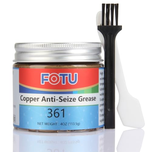 FOTU 361 Copper Anti‑Seize Grease,High Temp for Bolts,Nuts & Thread Parts - color: 361 Copper Anti-Seize Grease