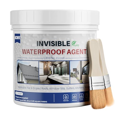 500g Transparent Waterproof Coating, Water-Based Sealant Repair Leaks - size: 500g