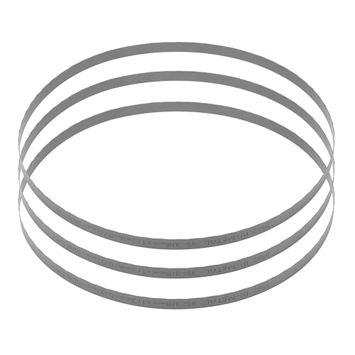 35-3/8 Inch Bandsaw Blade 14/18 TPI for Milwauk* and D*Walt Portable Band Saw Blade，35-3/8" x 1/2" x .020" 14/18 TPI, 3-Pack - size: 35-3/8 Inch(10/14)