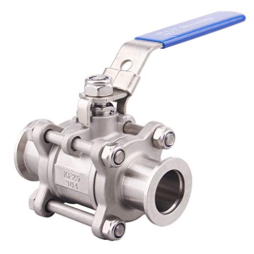 DERNORD Vacuum Ball Valve 304 Stainless Steel Clamp Valve with Locking Device (KF-25) - size: KF-25