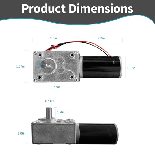 DC 24V Gear Motor 250RPM 4Kg.cm 8mm Single Shaft Self-Locking High Torque Speed Reduction Motor, Reversible Mini Turbine Geared Motor JSX32-31ZY - size: 24v 250rpm