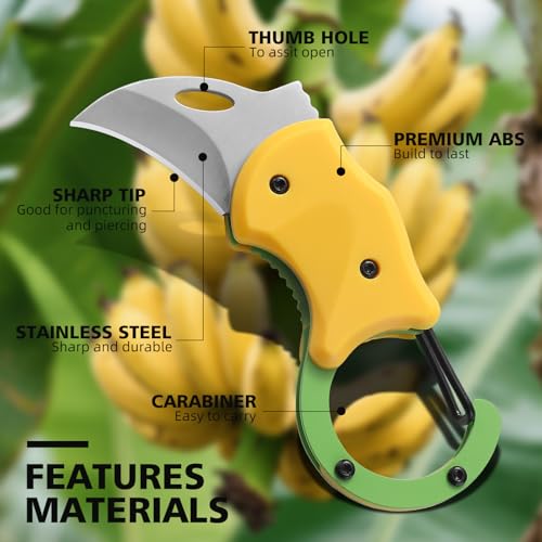 Small Pocket Knife for Men, Pocket Utility Knife with 1.38''Sharp Blade, Cute Folding Knife Box Cutter, Mini EDC Knives for Everyday Carry, Ideal Gifts for Men and Women（Yellow） - color: Yellow