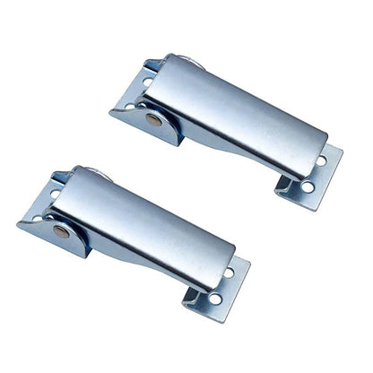 Draw Latch Toolbox Hasp Lock Mechanical Device Pull Latch (2pcs) - size: A / carbon steel