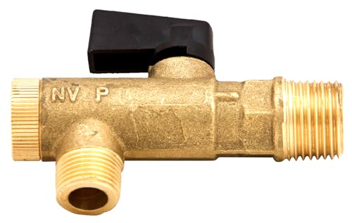 Brass Filter Ball Valve 740-30-120 – 1/2" NPT In / 1/8" NPT Out, 725 PSI, Strainer & Isolation Valve – Enhances Solenoid Life - size: 1/2” In | 1/8” Out