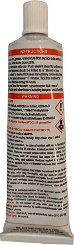 Sil-Bond RTV 6500 High Temperature Industrial Construction Grade Silicone - Red (2.8oz)
