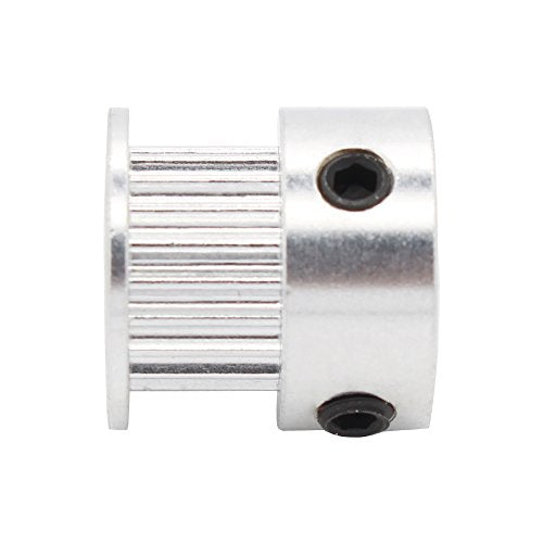 5PCs Aluminum 2GT Timing Pulley 20 Teeth Bore 5mm for 3D Printer 6mm Width 2GT Timing Belt - size: 20 teeth, style: 5mm bore, for 6mm belt