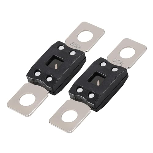 VEXUNGA Mega Fuse 80A MEGA/AMG/ANM Screw Fuse 80 Amp 80Amp High Current Strip Bolt-on Fuses for Cars (Pack of 2pcs) - style: 80A