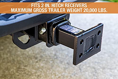 Buyers Products PM84 Pintle Hook Mount 1-Position 2 Inch Receiver Black - size: 9 in. Shank, style: 1-Position