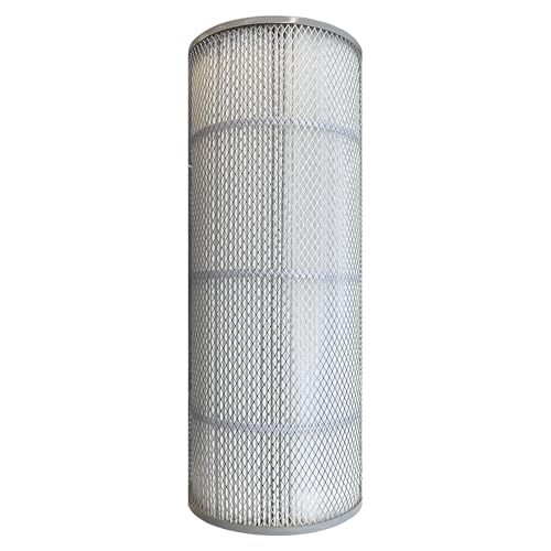 Dust Collector Filter Cartridge with Outer Mesh OD 12.6'' H 35.42'' (320 * 900mm) for Powder Dust Collector Sand Blast Coating Shot Blasting Machine Filter Element - size: 320*900